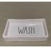 Rae Dunn 2 Pieces Ceramic Bathroom Set Dish Wash Plate And Things Jar With Lid