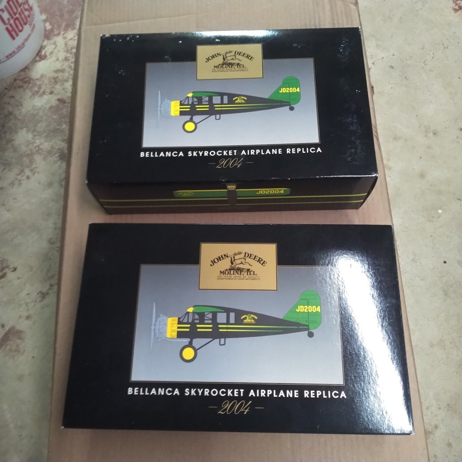 TWO JD 2004 BELLANCA SKYROCKET AIRPLANE REPLICA