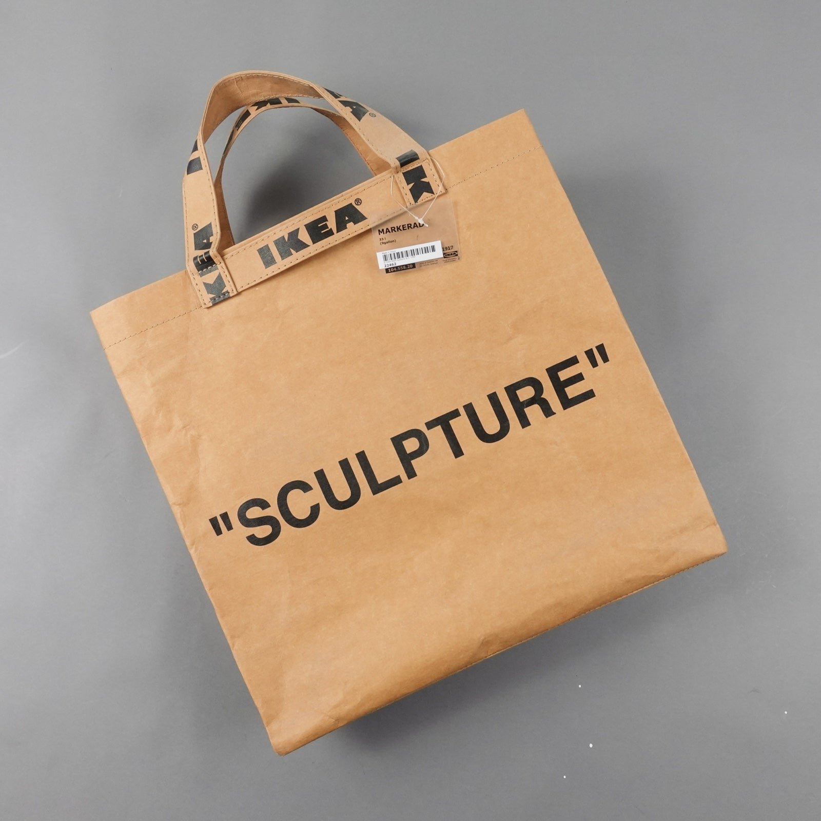 FINAL REDUCTION! Ikea x Virgil Abloh Off White Sculpture Shopping Tote Bag 201