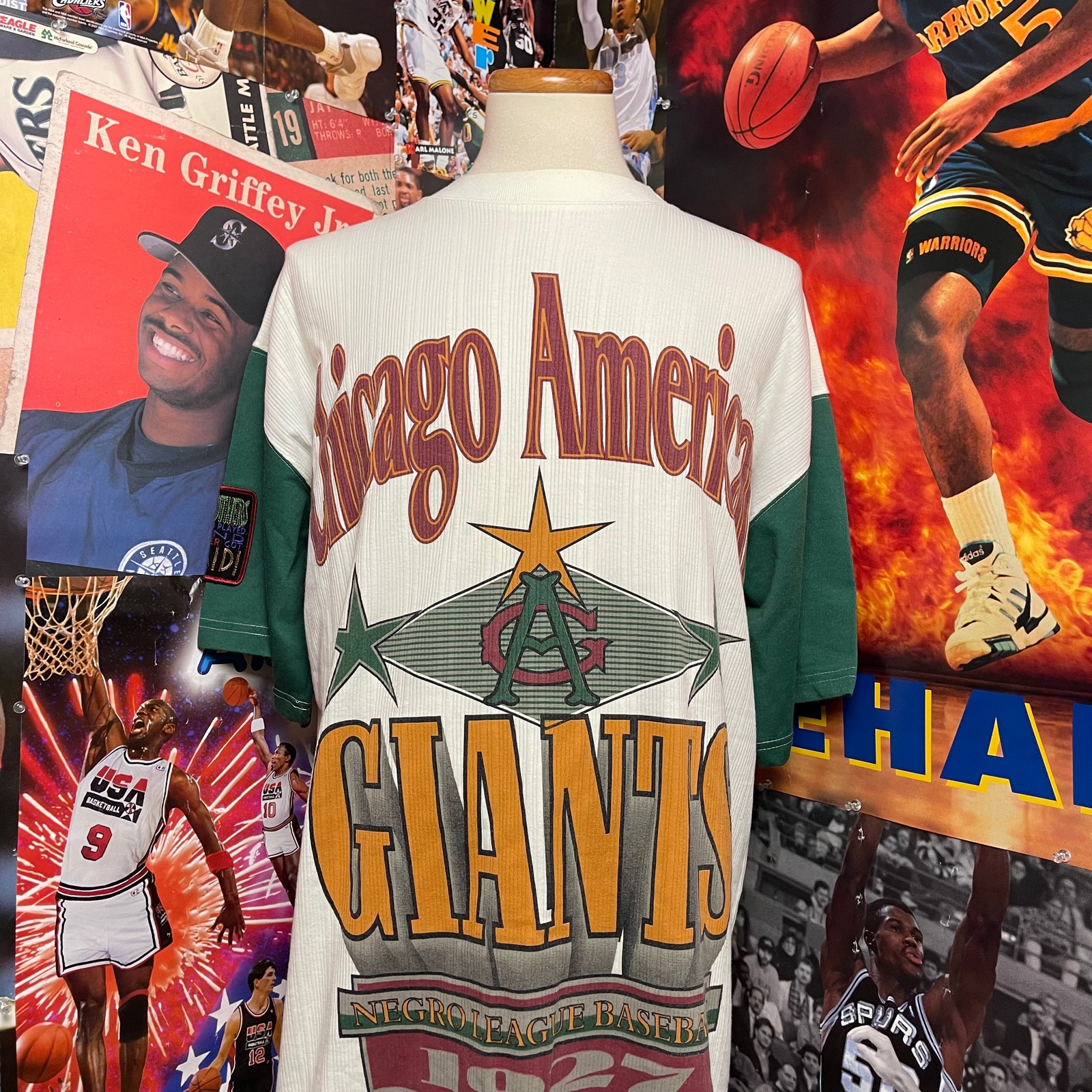 Vintage Chicago American Giants Negro League Baseball Tee