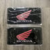 Honda black Brand New Front Vanity Metal Plate Frame Holder (2 Pack)