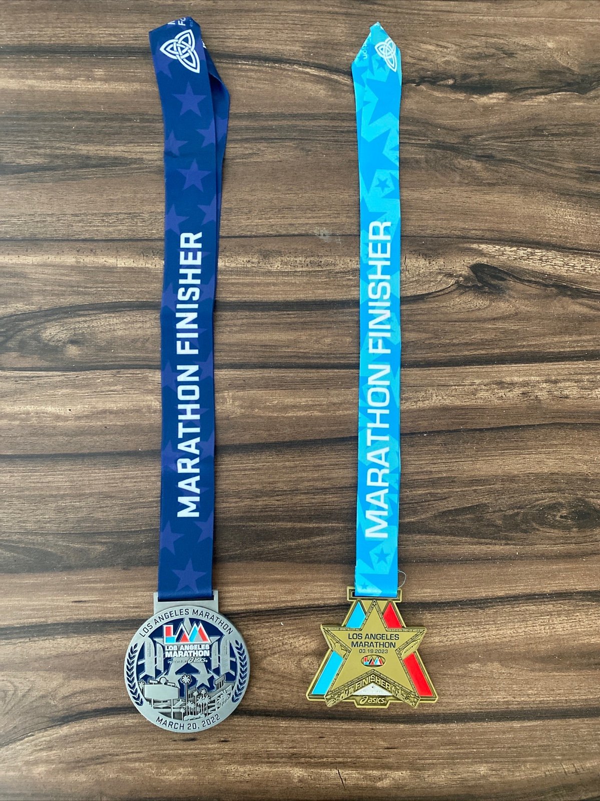 2022 AND 2023 LA Marathon finishers medal! Rare!!