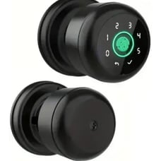 Smart Keyless DS02-QT-03 Fingerprint Door Lock with App ControlBlack Used