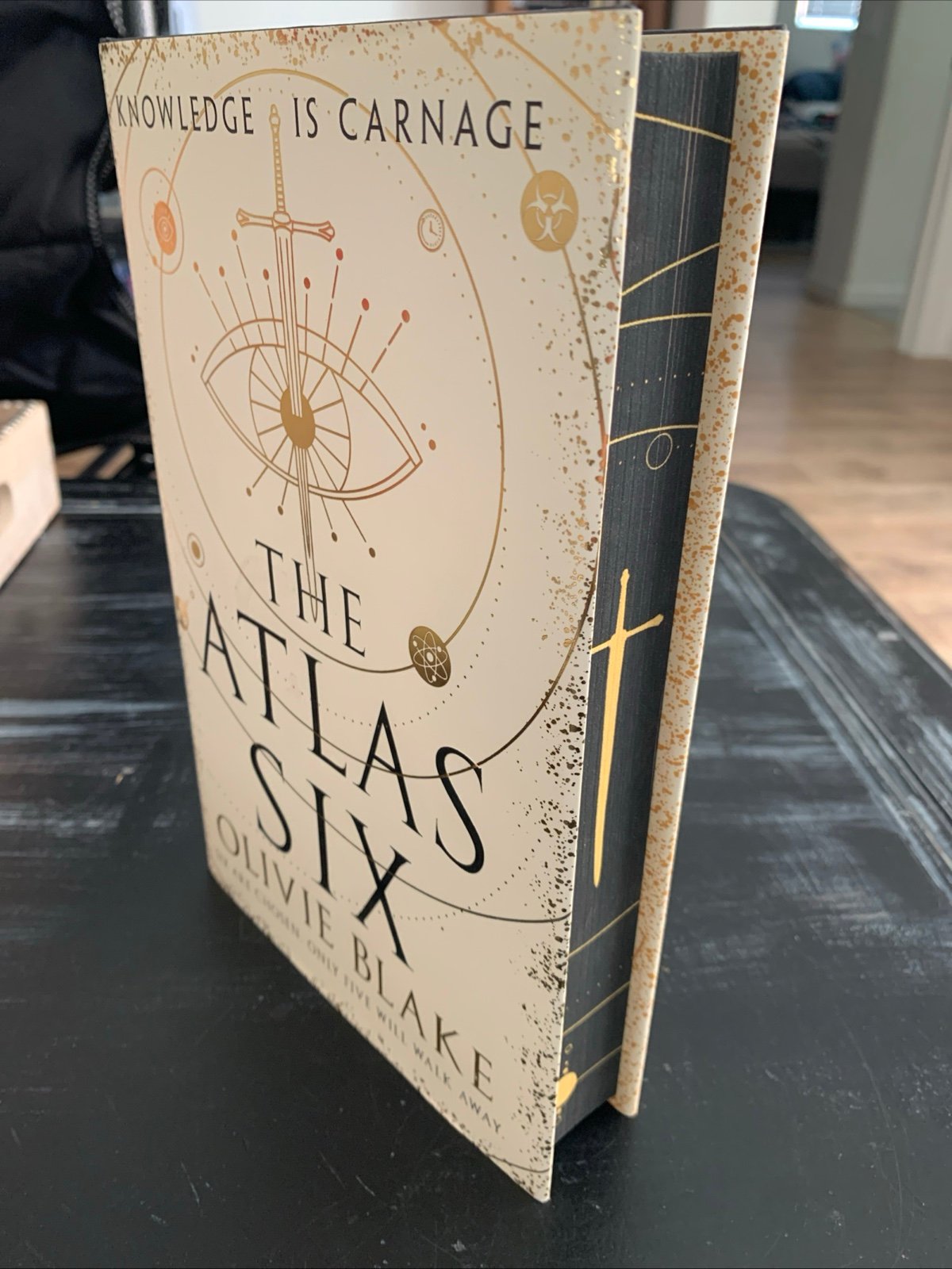 The Atlas Six By Olivie Blake, Signed Fairyloot Exclusive Edit., Stenciled Edges