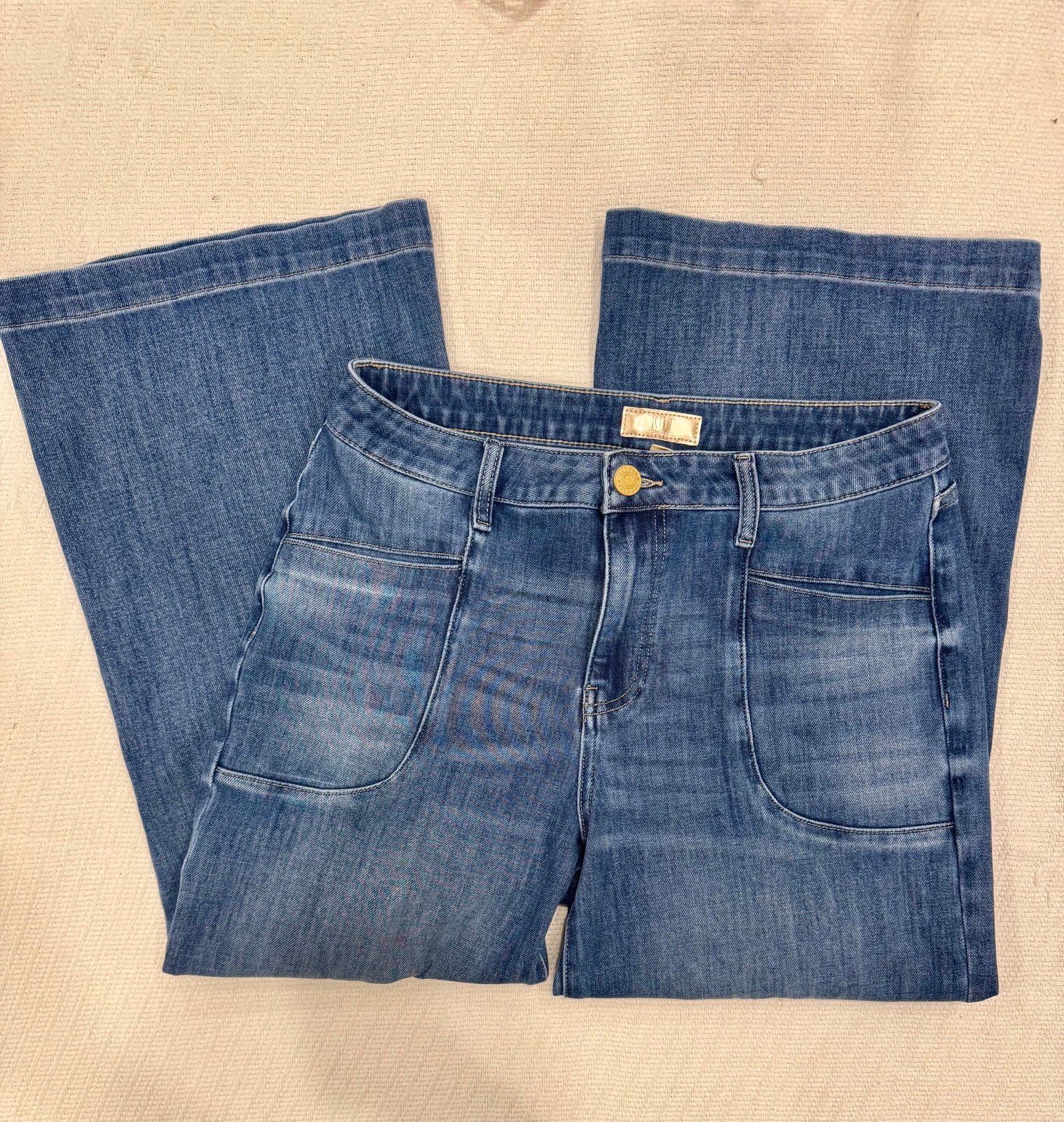 Kut from the Kloth Meg High Rise Wide Leg Jeans size 8P