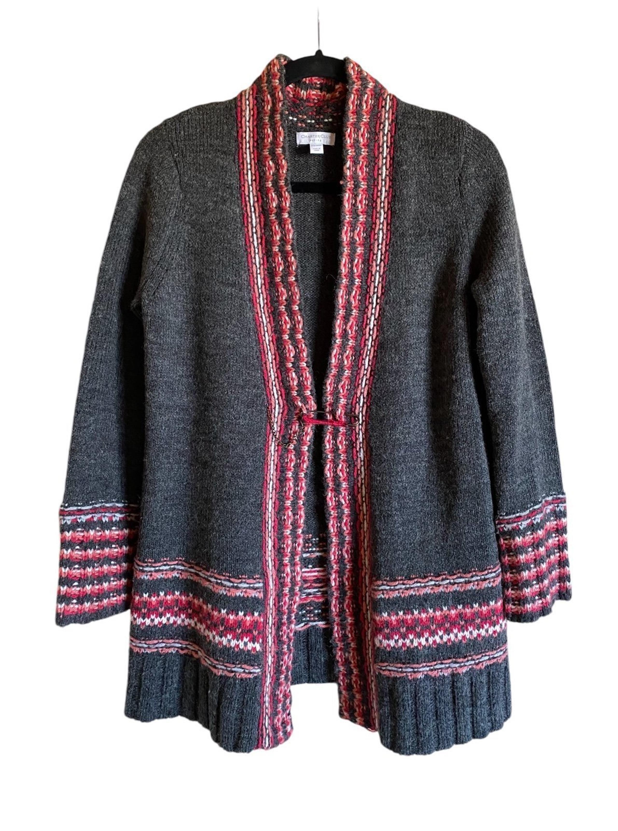 Women’s Charter Club Sweater Cardigan Small