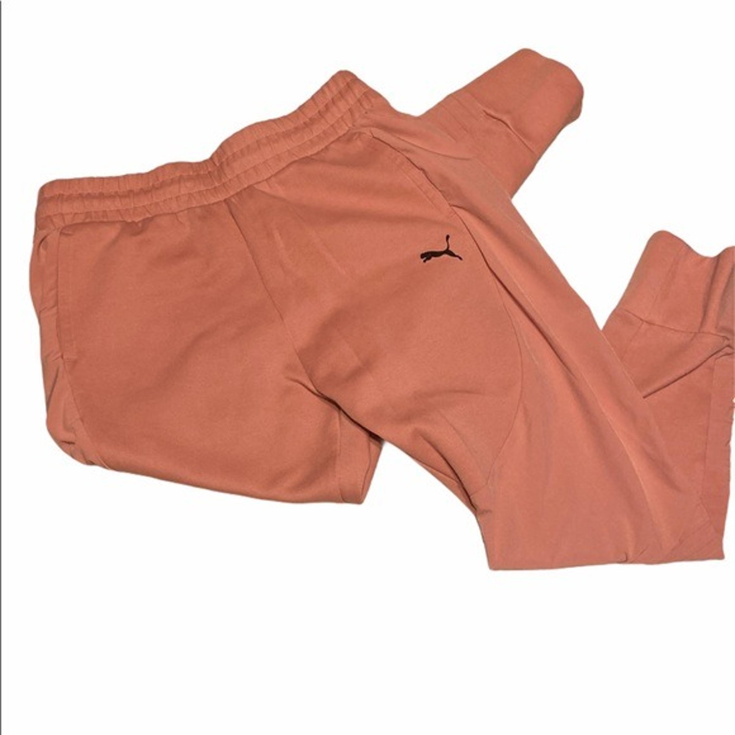 Puma Pink Joggers with Moto Details