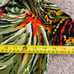 Vintage 1970s Tropical Dagger Long Sleeve Polo Bodysuit V Neck S M