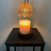 Candle Warmer Lamp with Timer, Vintage Flower Candle Lamp Warmer