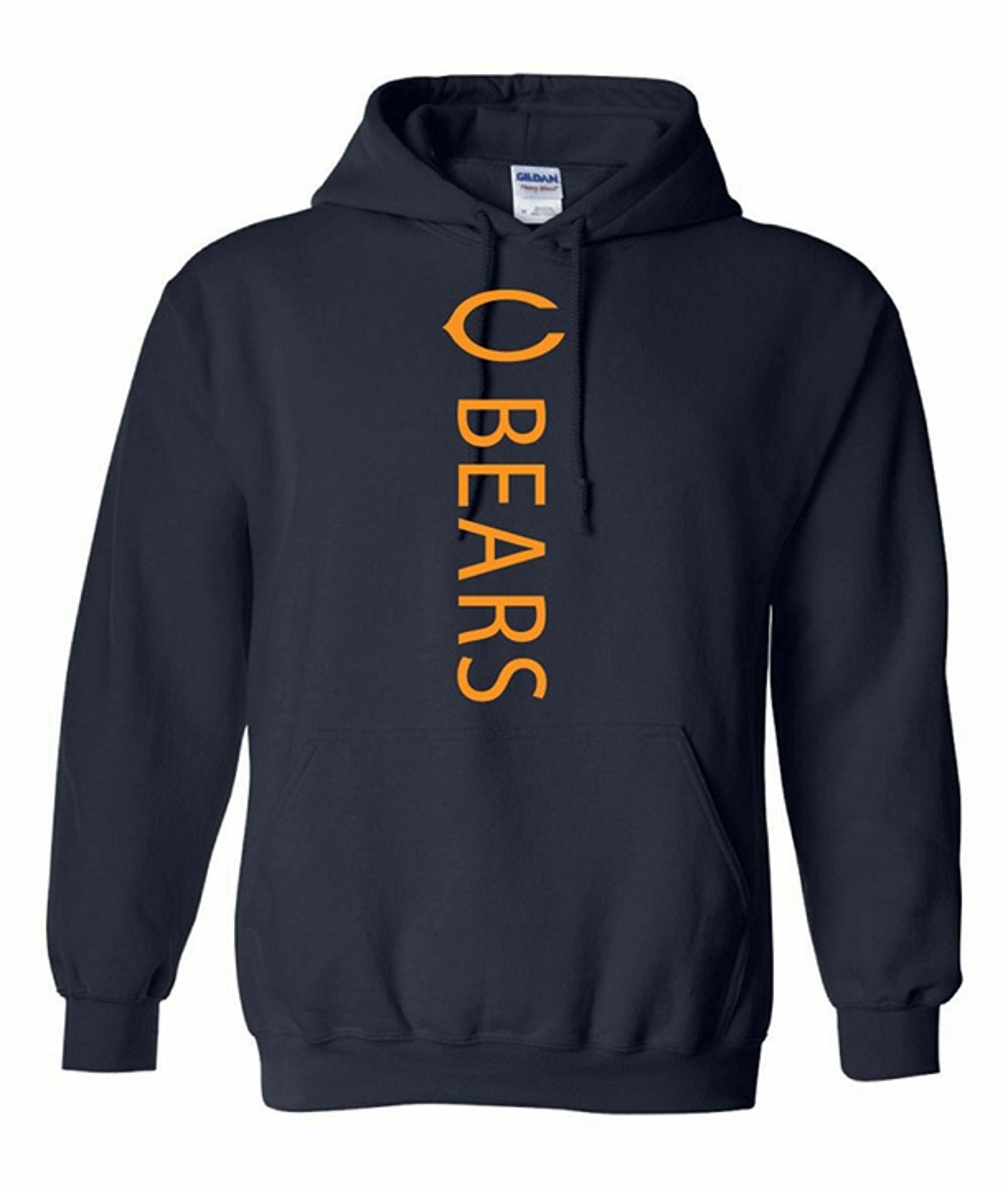Chicago Bears Vertical Hoodie - Dynamic Colors for Hoodie