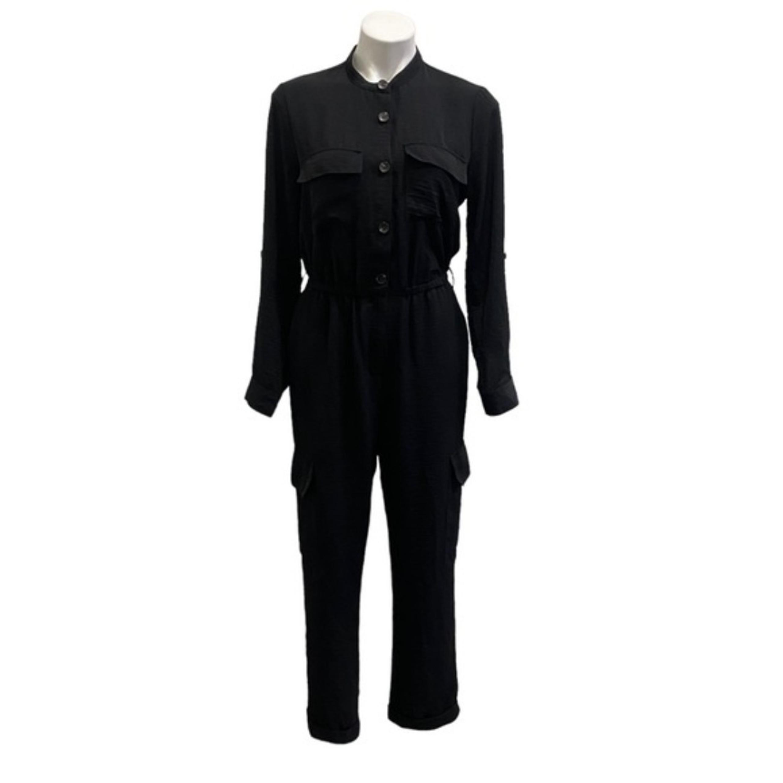 VINCE CAMUTO black jumpsuit romper sz 6