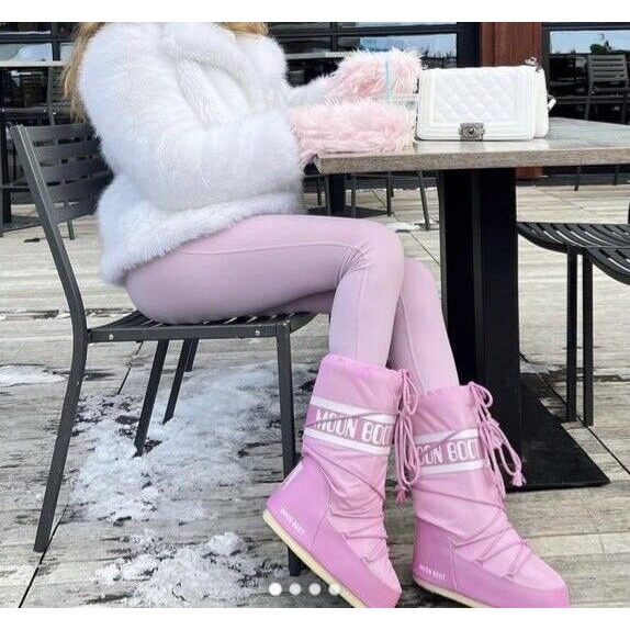 Moon Boots Tecnica Women’s Winter Snow Boot Pink EU 39/41 US 8-9.5