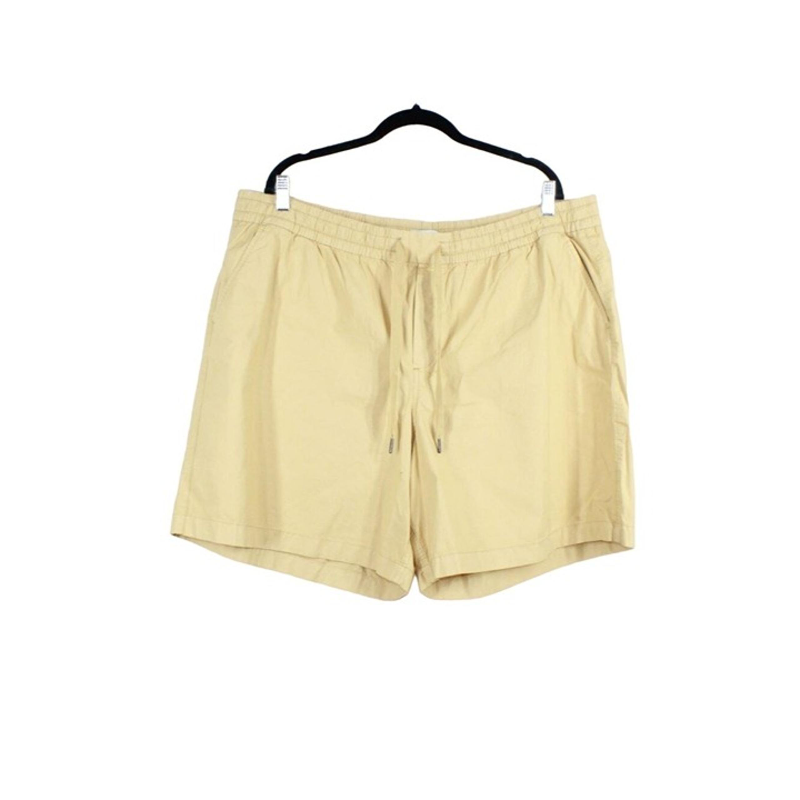 NWT LL Bean Women's 7" Katahdin Khaki Cotton Stretch Ripstop Pull-On Shorts 2X