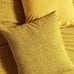 Anthropologie Euro Sham Textured Nori Yellow Ochre Cotton 1 Pillow Cover New