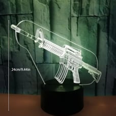 Gun lamp that can change color