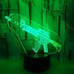 Gun lamp that can change color