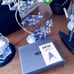 30 year limited edition tridimesional gold and silver cast chess game,,great col
