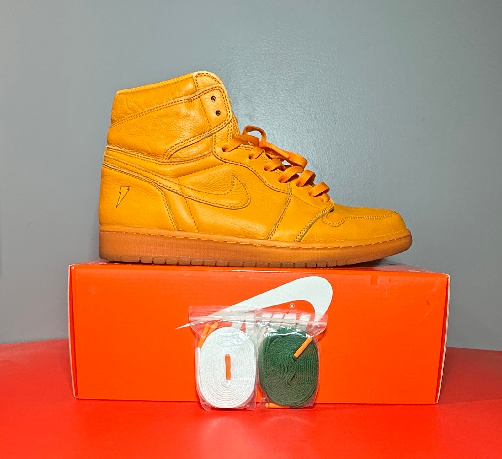 Size 12 - Air Jordan 1 Retro OG G8RD High Orange Peel