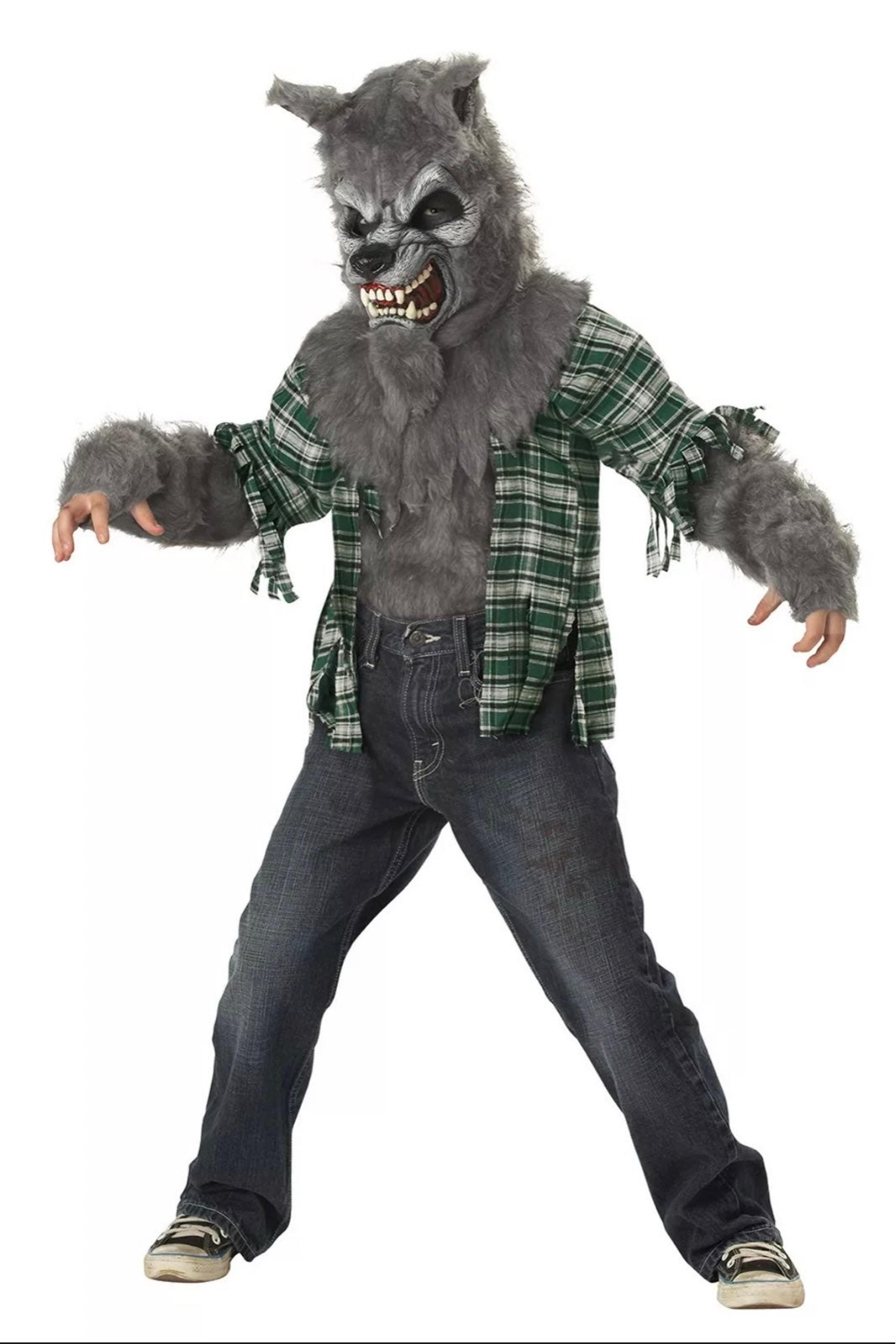 Howling At The Moon Wolf Costume; Kids L - California Costume; See pics !!