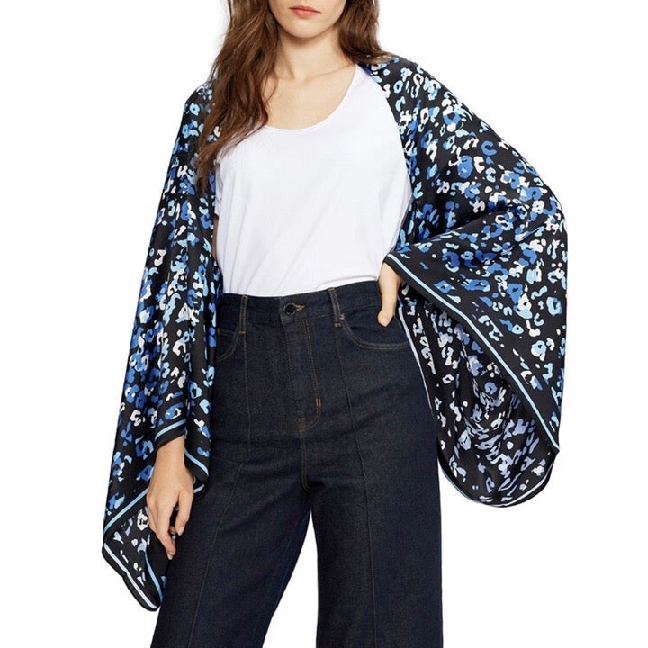 Ted Baker Bobbiee Buttermilk Silk Cape