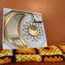 Boho moon and sun mirror wall decor
