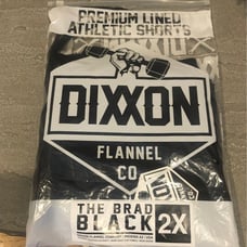 Dixxon The Brad 2XL black athletic shorts