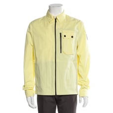 BELSTAFF Rail Overshirt Jacket Men Sz Medium New Sample Lemon Yellow Tactical