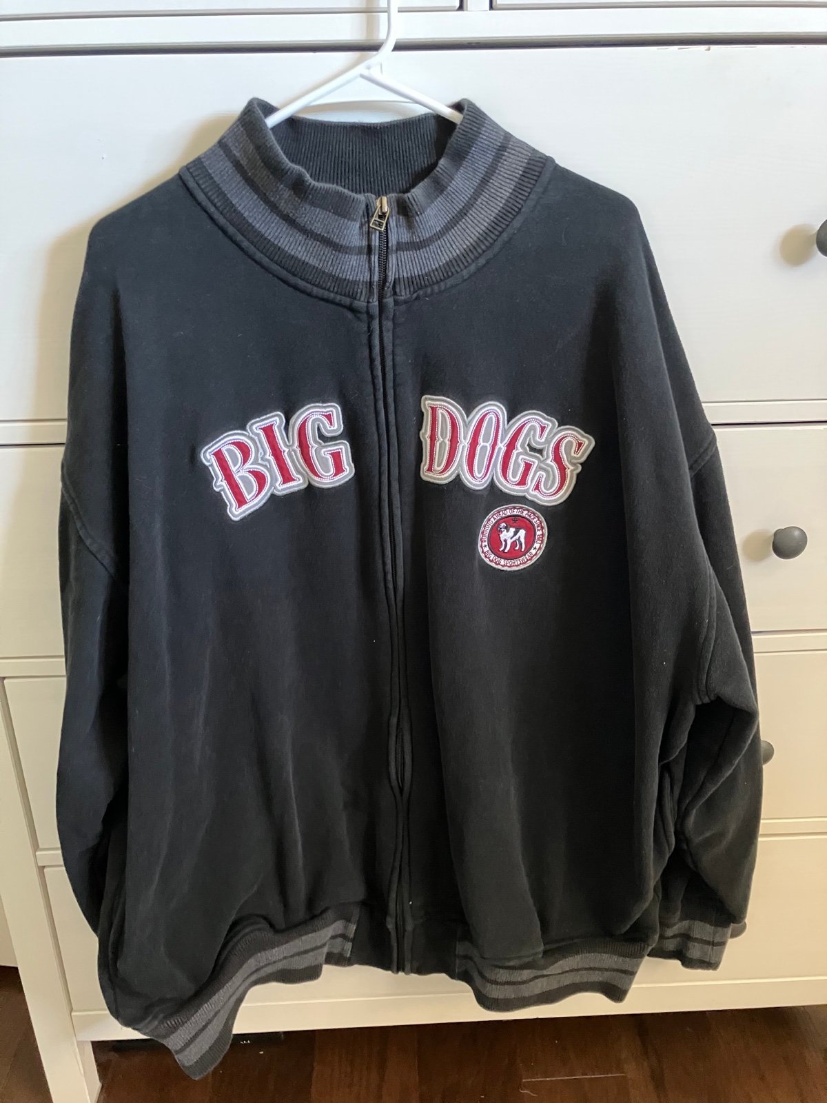 Big Dogs Zip Up Sweatshirt Size 3XL