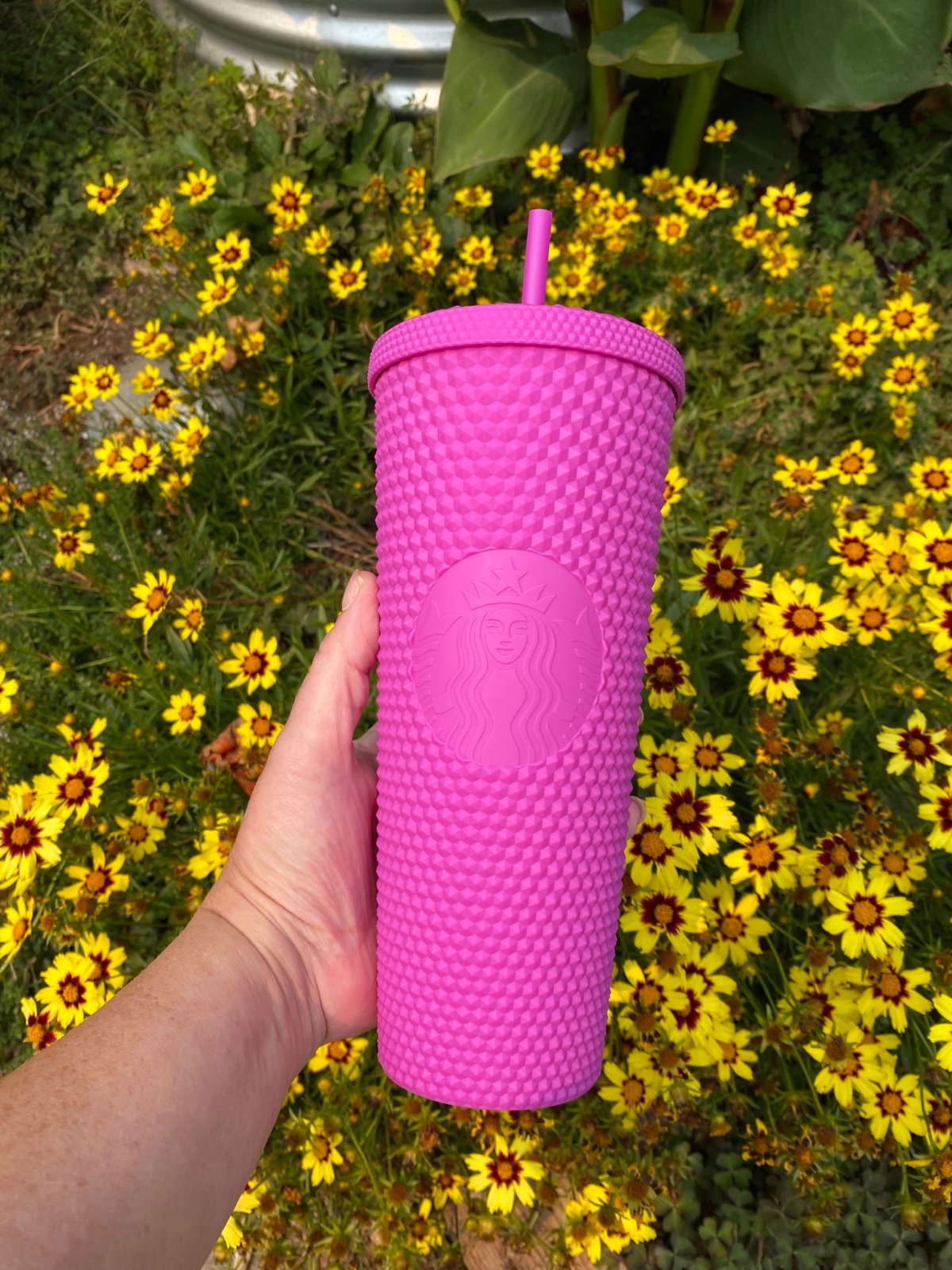 Starbucks BNWT LATAM Soft Touch Matte Purple 24oz Studded Tumbler