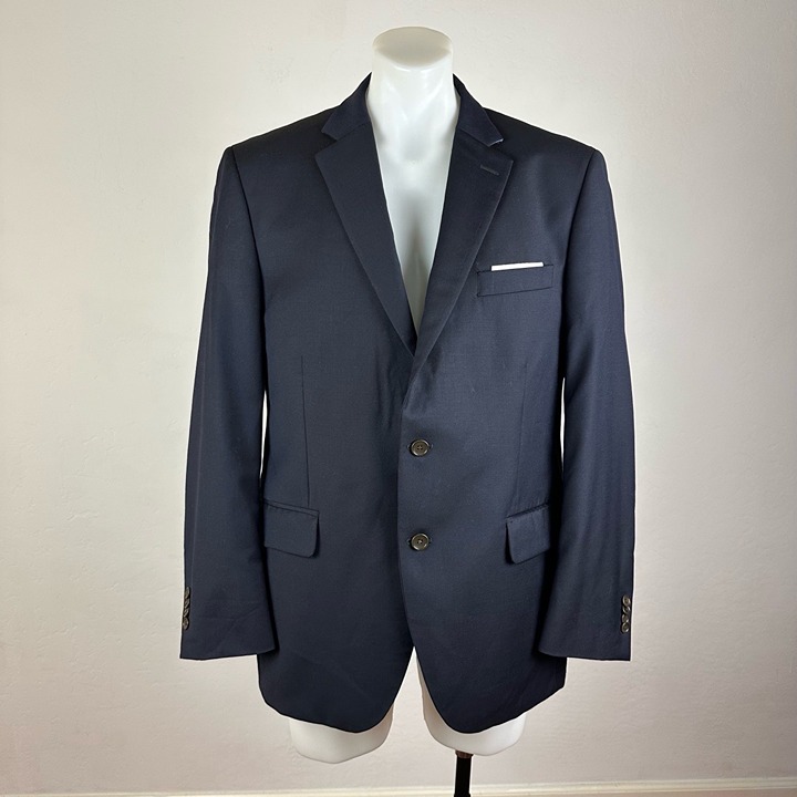 Peter Millar Soft Wool Sport Jacket in Navy