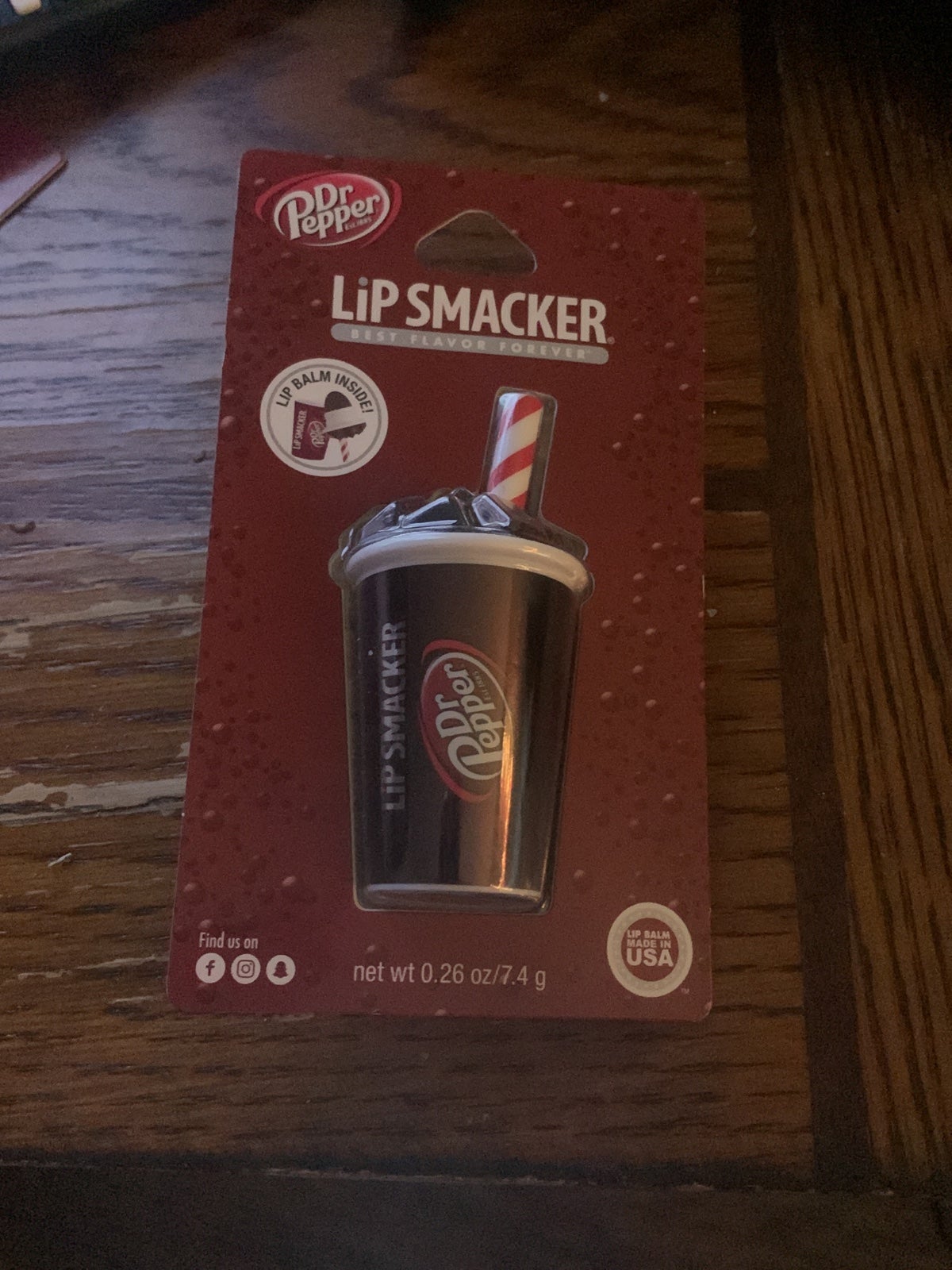 Rare Dr Pepper Lip Smacker Cup