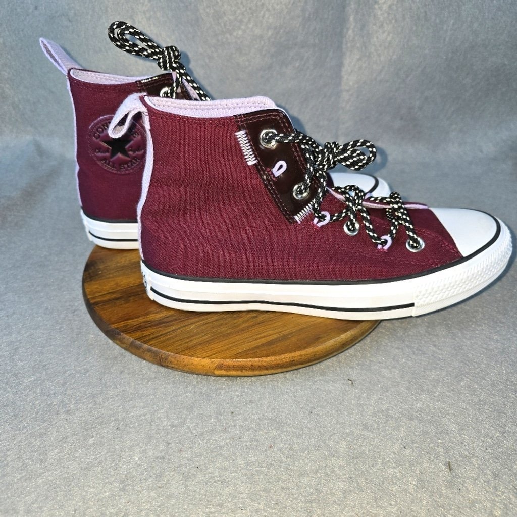 Converse all star dark beetroot, dark moonstone sneaker shoe women's size 7.5