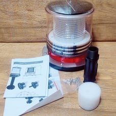 Solar dock warning light