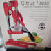 New..Tramontina Heavy-Duty Commercial-Grade Citrus Press, Red
