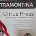New..Tramontina Heavy-Duty Commercial-Grade Citrus Press, Red