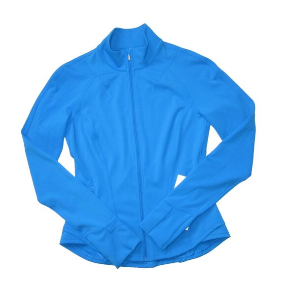 NWT Lululemon InStill Jacket Luon in Poolside Solid Stretch Full Zip 6