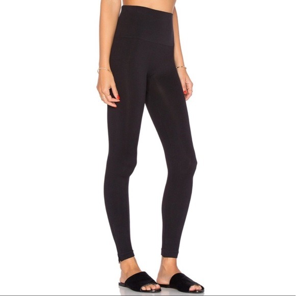 Spanx Side Zip Seamless Leggings SZ L