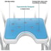 Marsdirw Shower Chair Bath Seat for Inside Bathtub with Arms and Back Up 330lbs