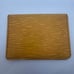 Louis Vuitton Epi Card Case Pass Case Yellow