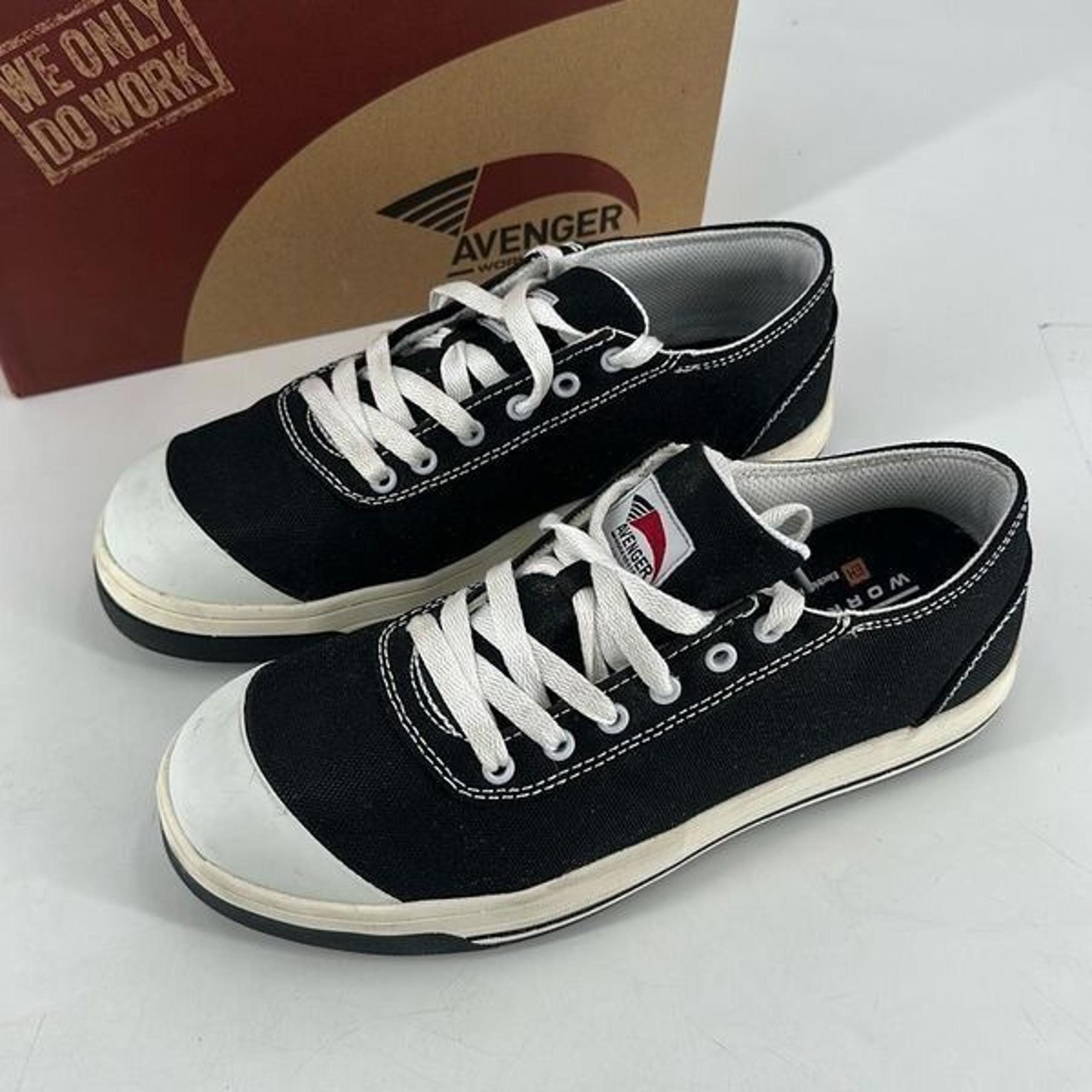 Avenger A320 Blade Men's Carbon Fiber Toe Work Safety Sneakers Black Size 8.5