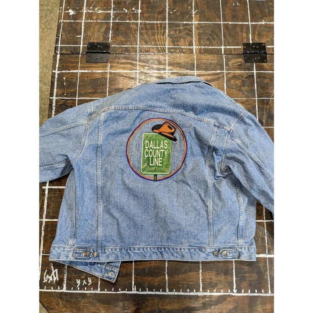 Dallas Texas Made in USA Denim Jacket XXXL XXX Large