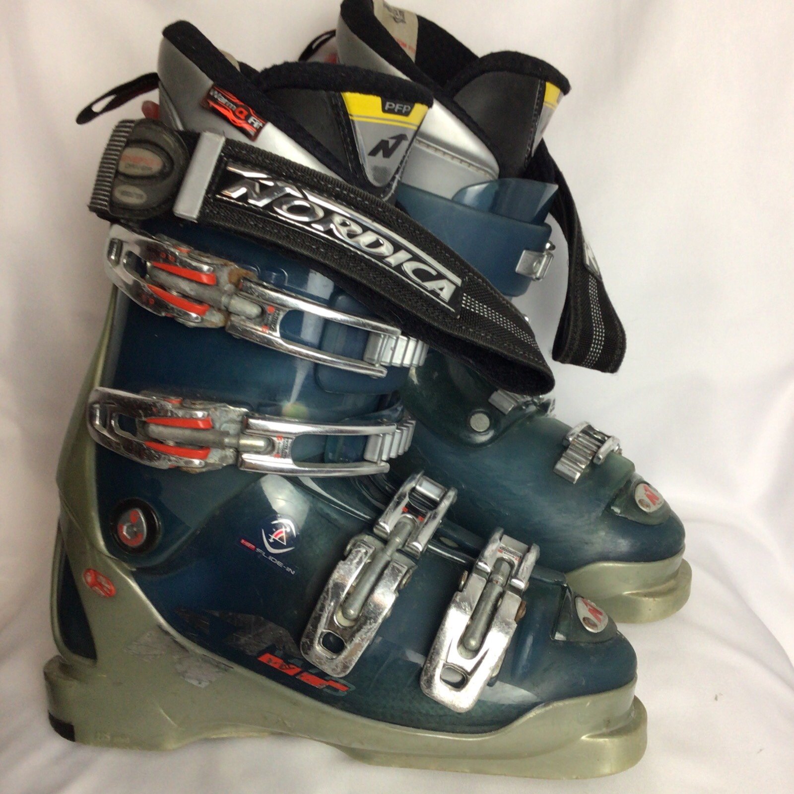 NORDICA Easy Move 8W Downhill Ski Boots Size 23 23.5 275mm Made In Italy