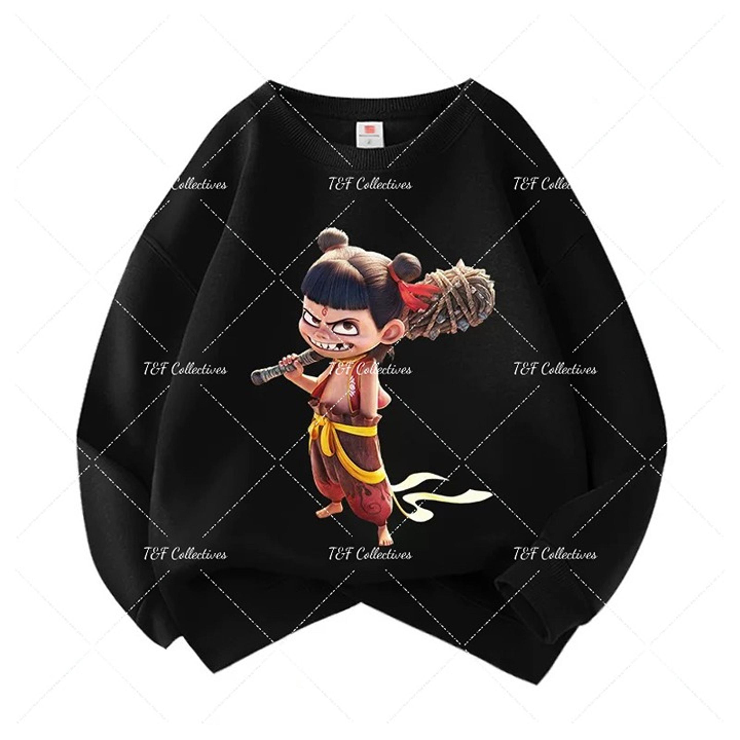 Nezha 2 Pure Cotton Crewneck Sweatshirt
