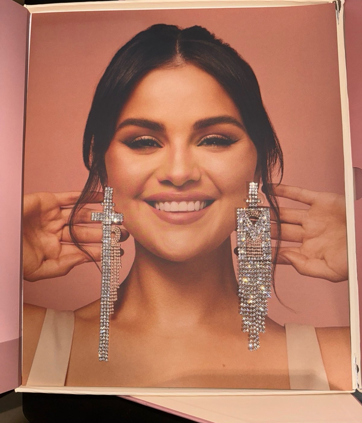 Selena Gomez Initial Earrings