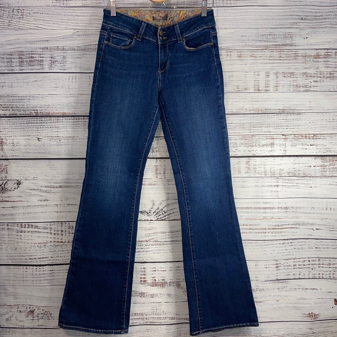 Paige Hidden Hills Flared Premium Denim Jeans | size 28