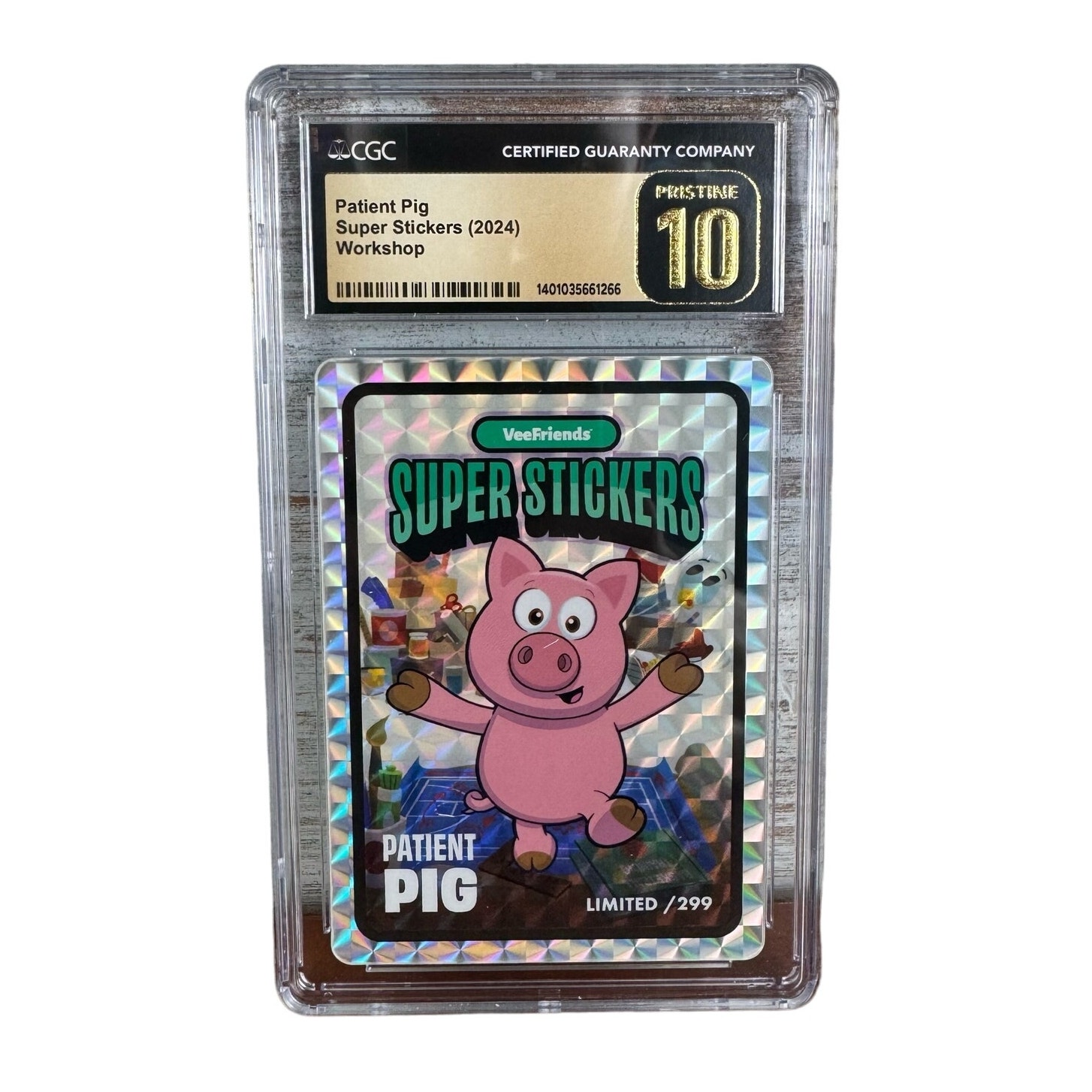 Veefriends Super sticker Patient Pig The Workshop CGC 10 PRISTINE Children'sbook