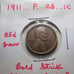 Wheat penny 1911 P Philadelphia RB, bold strike Lincoln wheat penny