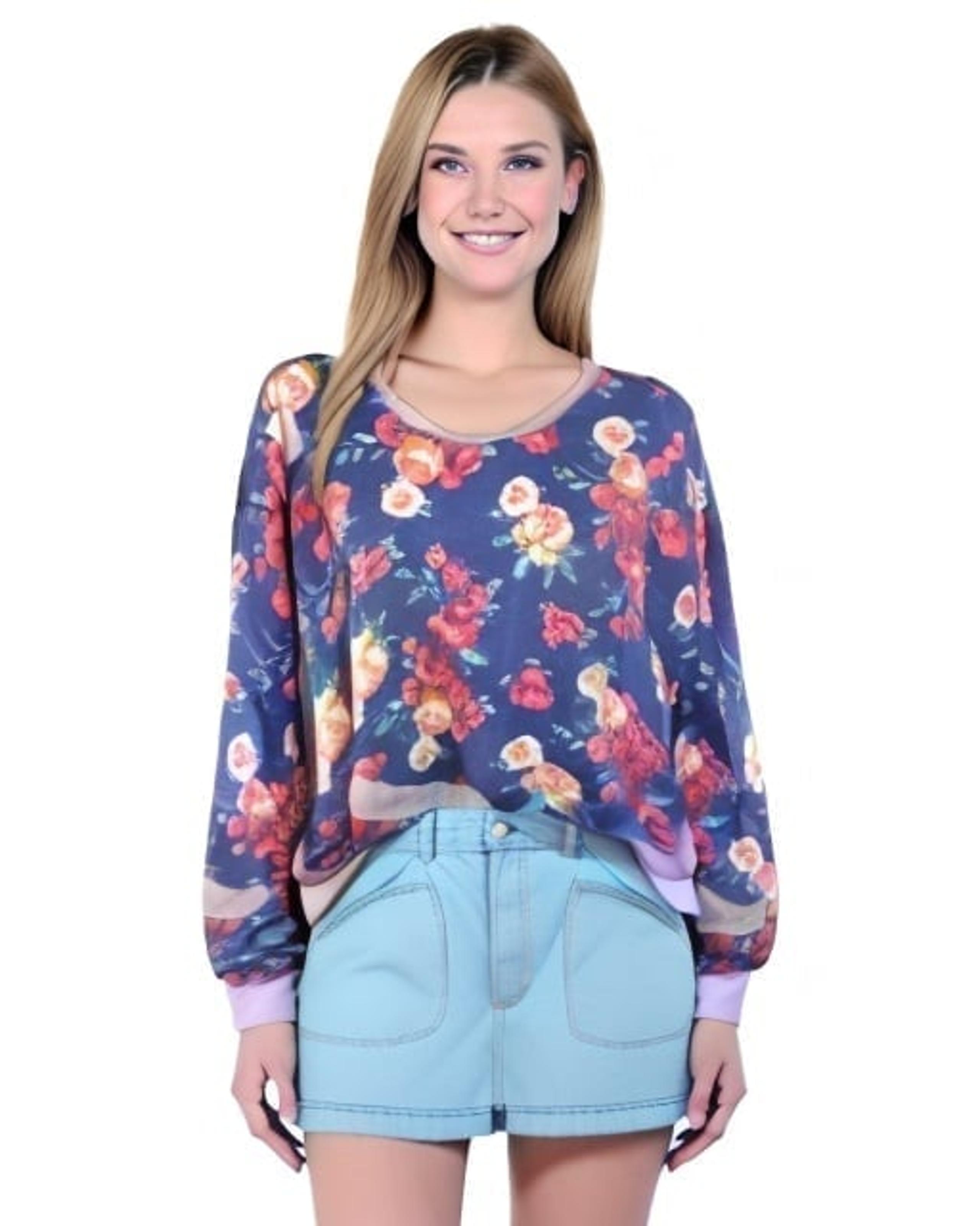 BonWorth Oversized Floral Sweatshirt