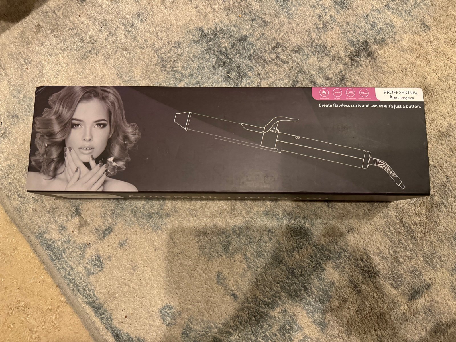 Rotating Curling Iron Automatic Hair Curler