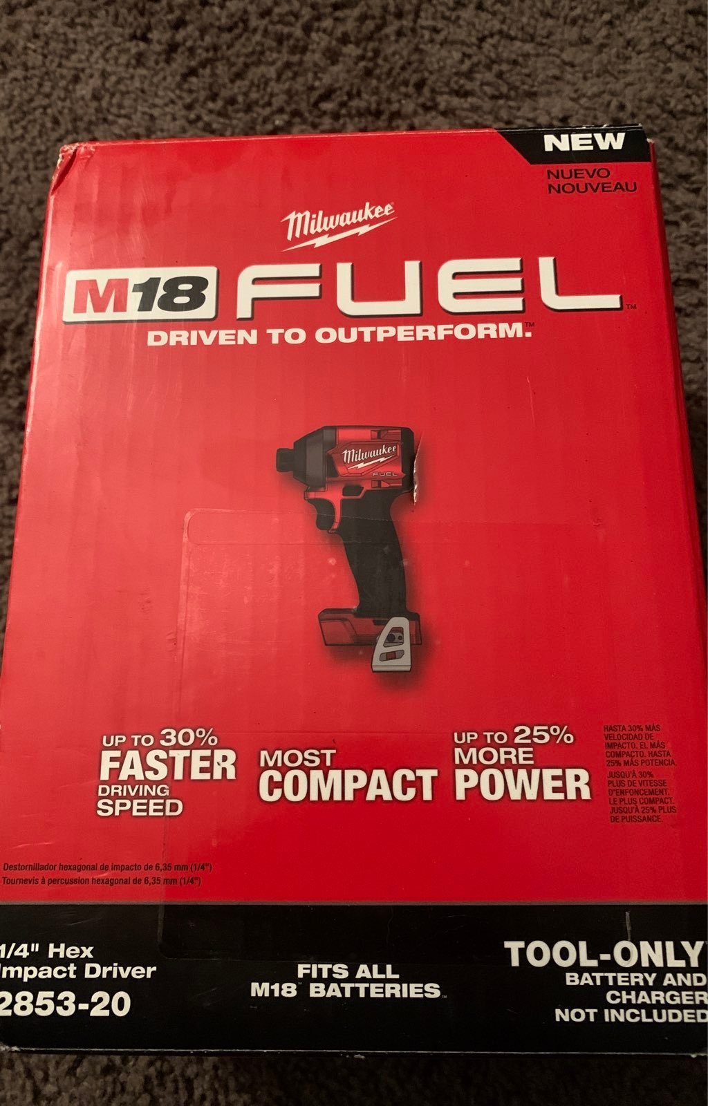M18 1/4 in hex driver